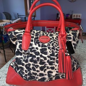 🚫🚫 SOLD🚫🚫 Coach legacy Rory ocelot purse